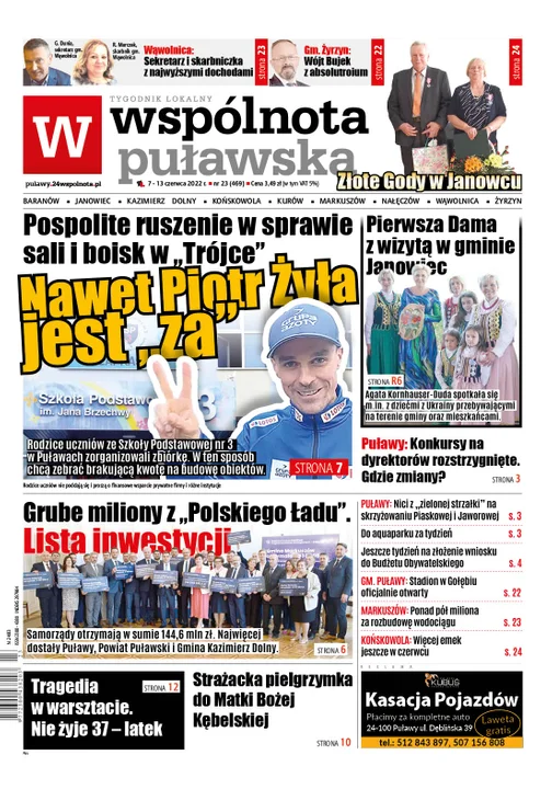 Najnowszy numer Wspólnoty Puławskiej ( 7 czerwca 2022) - Zdjęcie główne