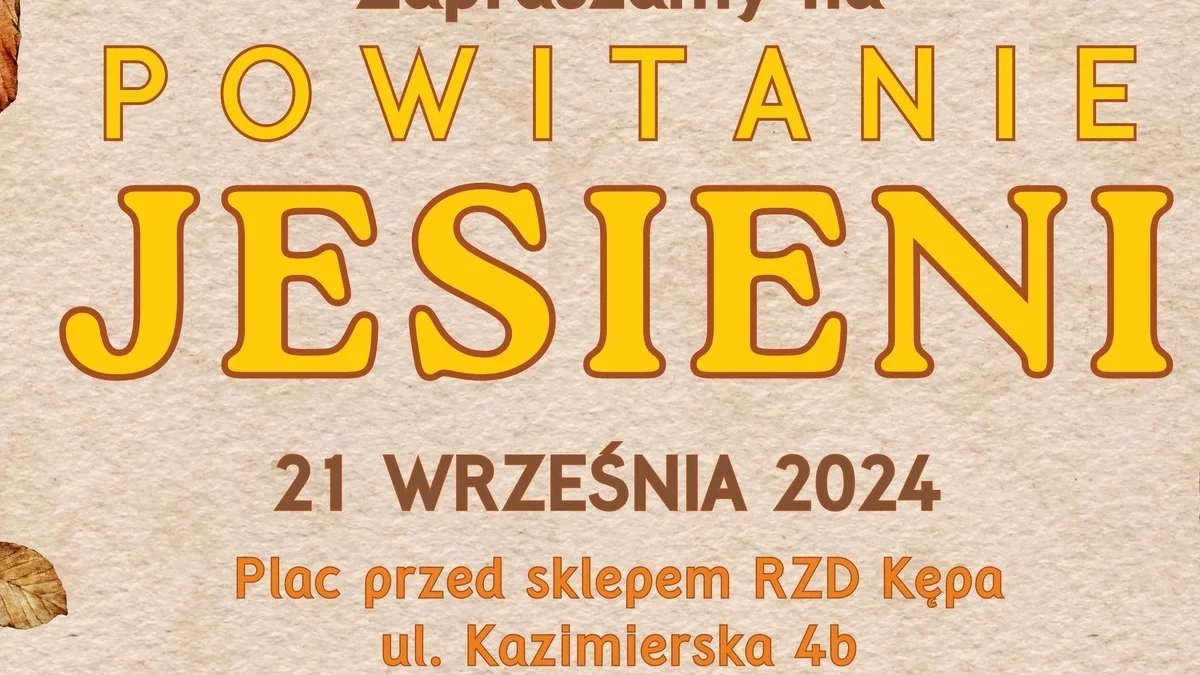 Puławianie zaproszeni na wspólne "Powitanie Jesieni" - Zdjęcie główne