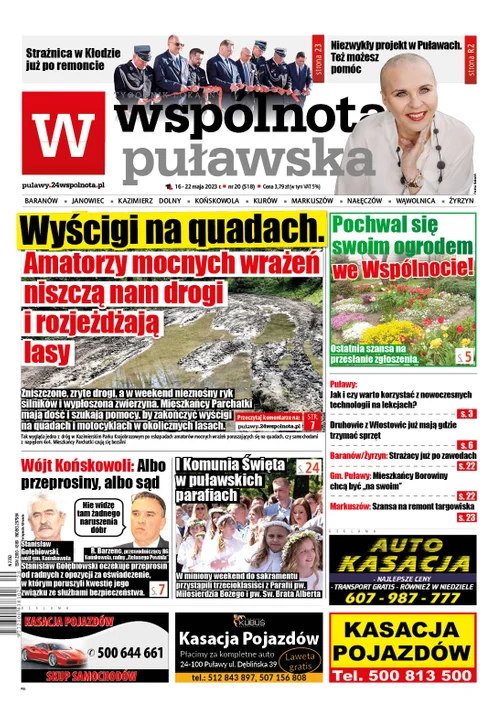 Najnowszy numer Wspólnoty Puławskiej (16 maja 2023r) - Zdjęcie główne