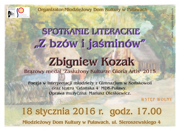 Z bzów i jaśminów - spotkanie literackie - Zdjęcie główne