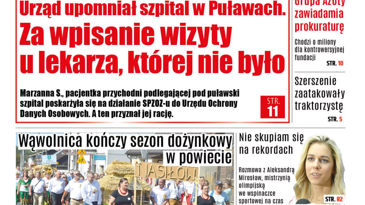 Najnowsze wydanie Wspólnoty Puławskiej (27 sierpnia 2024 r.) - Zdjęcie główne