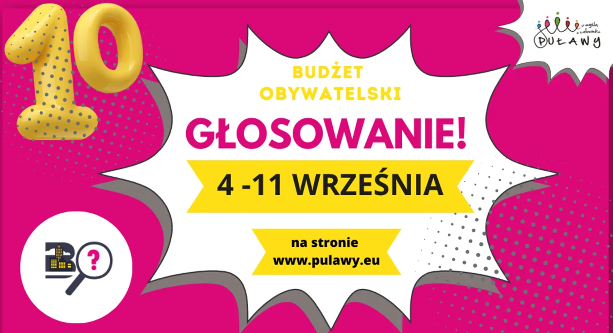 Puławy: Wkrótce głosowanie w Budżecie Obywatelskim - Zdjęcie główne