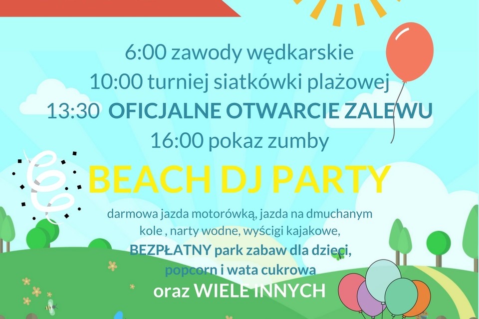 Wielkie otwarcie zalewu w Janowicach - Zdjęcie główne