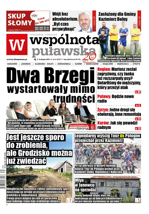 Najnowszy numer Wspólnoty Puławskiej (2 sierpnia 2022) - Zdjęcie główne