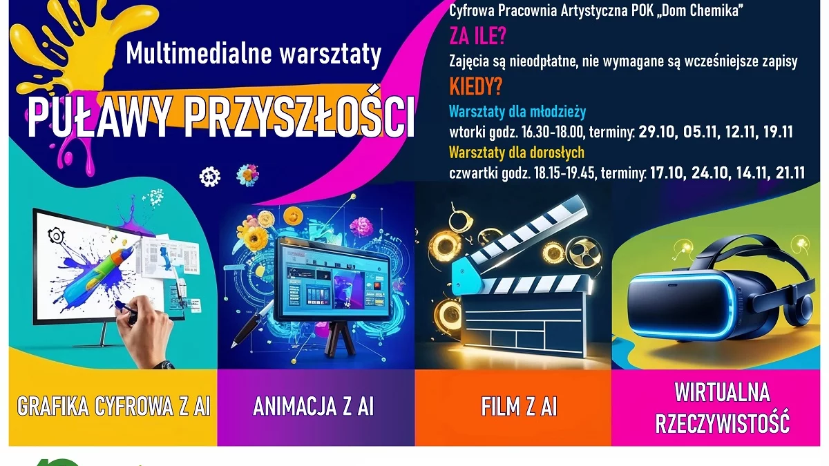 Multimedialne warsztaty w "Domu Chemika" - Zdjęcie główne