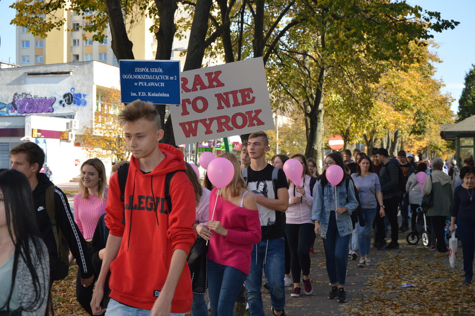 Młodzież przekonywała puławian, że rak to nie wyrok (galeria) - Zdjęcie główne