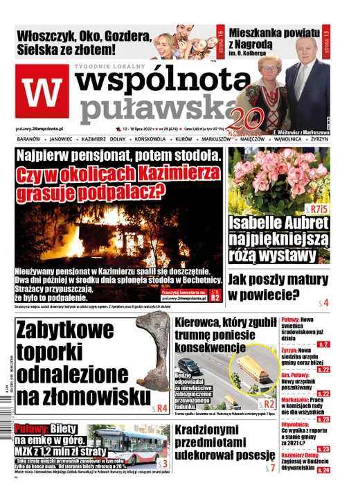Najnowszy numer Wspólnoty Puławska (12 lipca 2022) - Zdjęcie główne