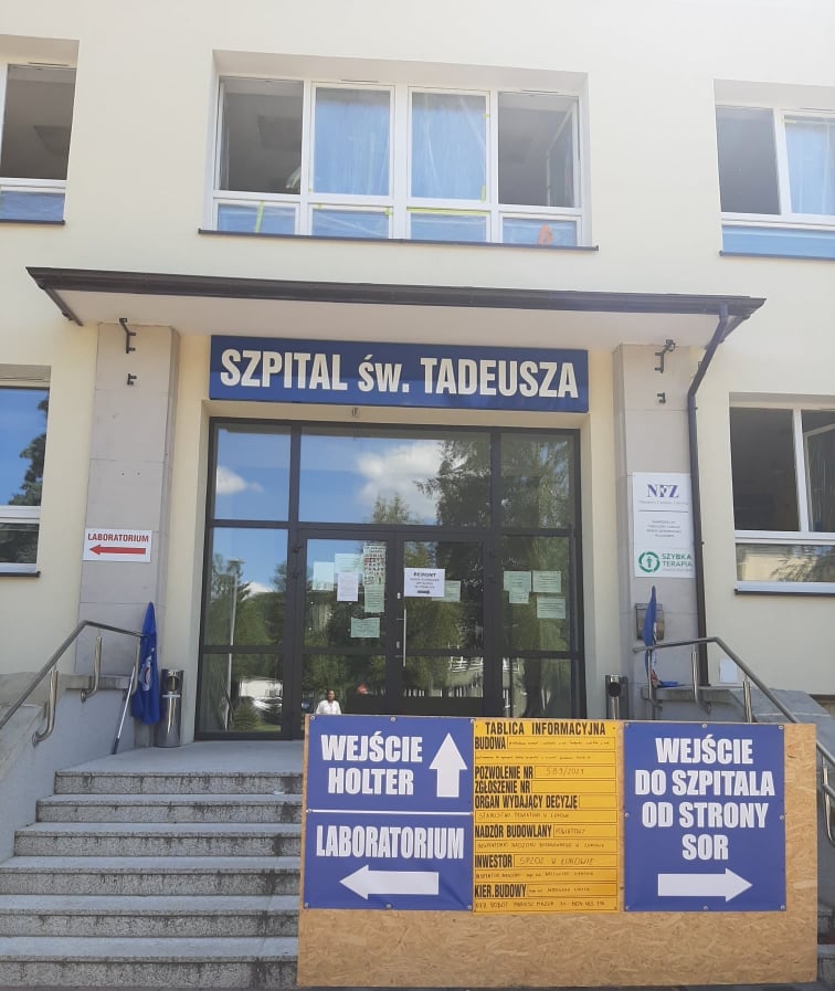 ŁUKÓW.  Remonty w szpitalu. Na stole 4,4 mln zł. (ZDJĘCIA) - Zdjęcie główne