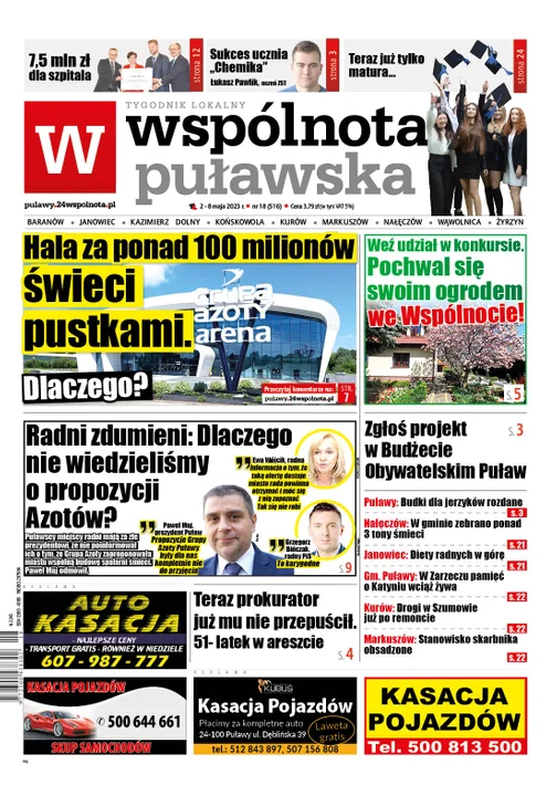 Najnowszy numer Wspólnoty Puławskiej (2 maja 2023r) - Zdjęcie główne