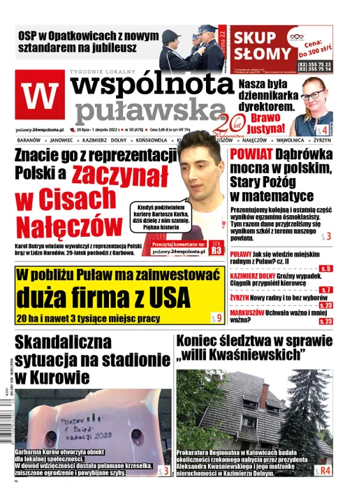 Najnowszy numer Wspólnoty Puławskiej (26 lipca 2022) - Zdjęcie główne