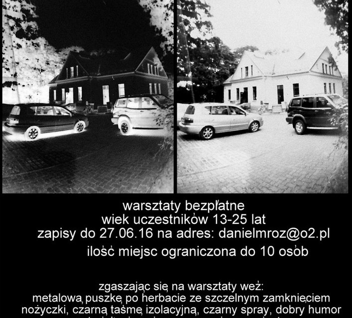 Bezpłatne Warsztaty Fotografii Otworkowej w MDK - Zdjęcie główne