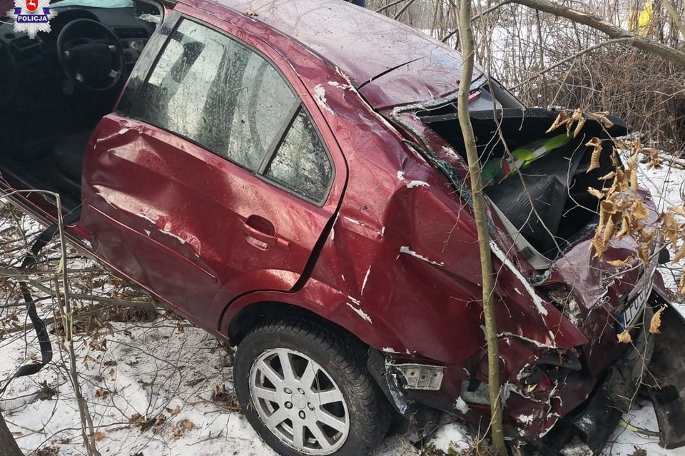 Wypadek w Kolonii Góra Puławska - Zdjęcie główne