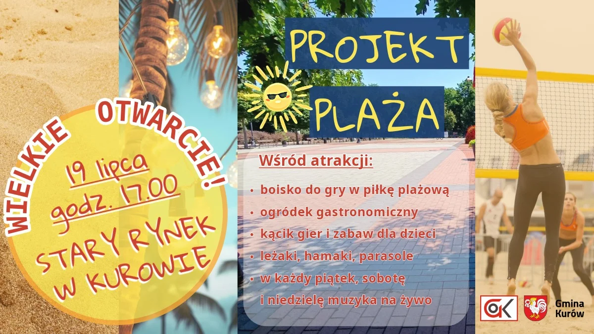 Kurowski Rynek zmieni się w ...plażę! - Zdjęcie główne