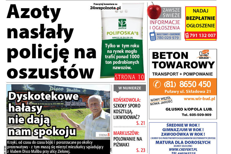 Podszywali się pod Azoty - Zdjęcie główne