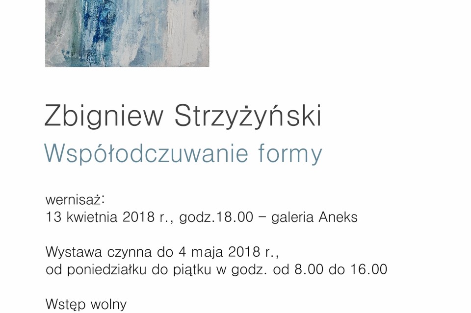 Wernisaż wystawy Zbigniewa Strzyżyńskiego - Zdjęcie główne