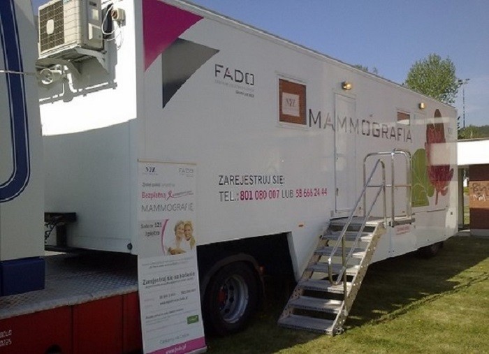Mammobus w Janowcu - bezpłatne badania mammograficzne - Zdjęcie główne