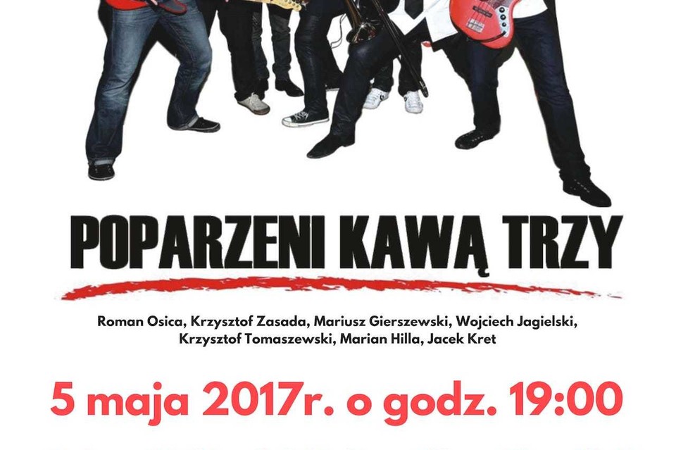 Wejściówki na koncert zespołu ,,Poparzeni Kawą Trzy" w Puławach (konkurs) - Zdjęcie główne