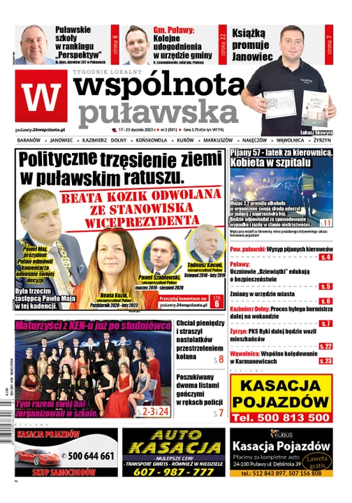 Najnowszy numer Wspólnoty Puławskiej (17 stycznia 2023) - Zdjęcie główne