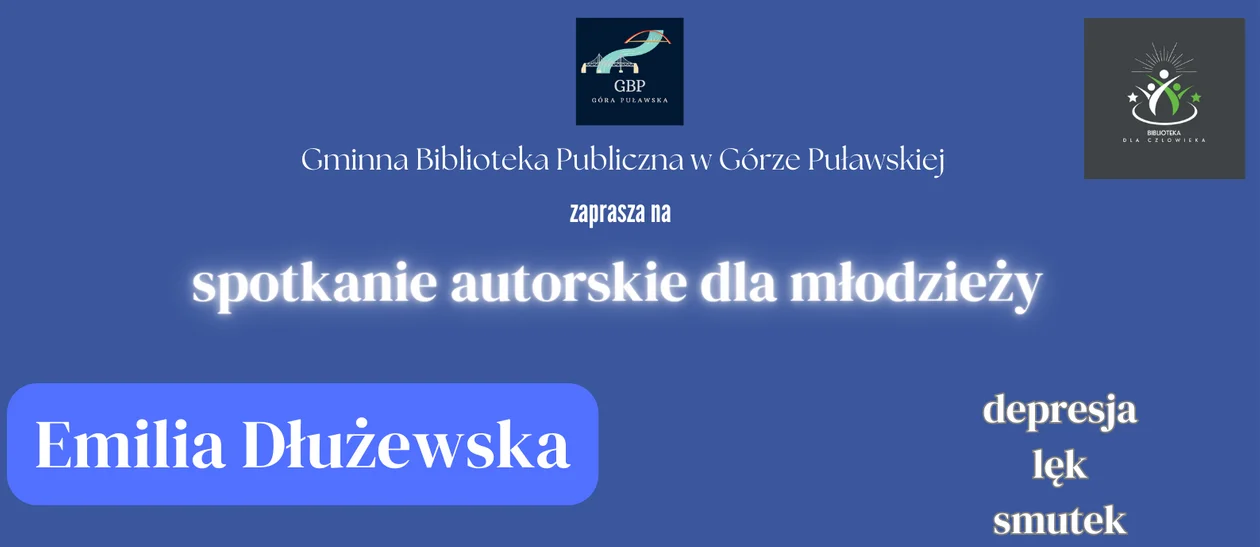 Spotkanie z Emilią Dłużniewską w bibliotece - Zdjęcie główne