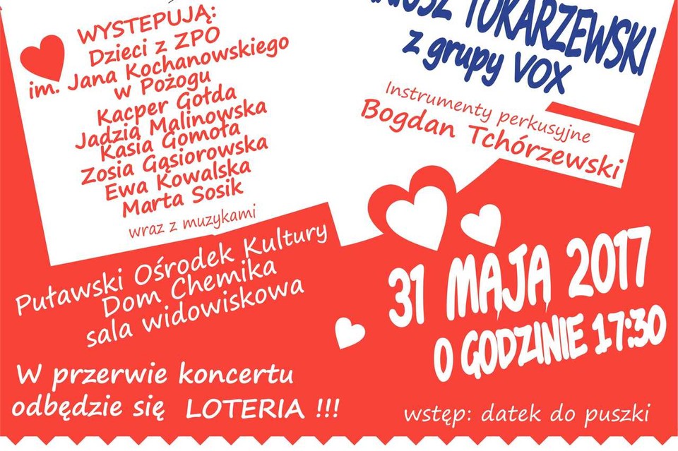 Koncert charytatywny - Przyjaciele dla Floriana - Zdjęcie główne