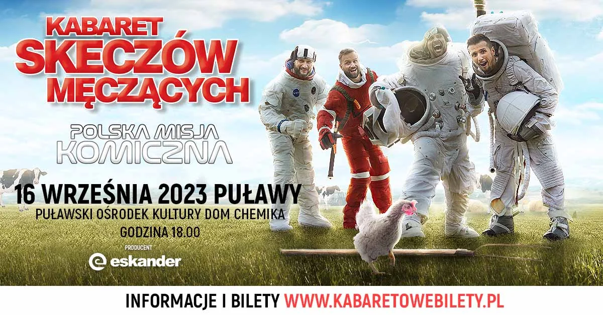 Polska misja komiczna. Kabaret Skeczów Męczących wystąpi w Puławach - Zdjęcie główne