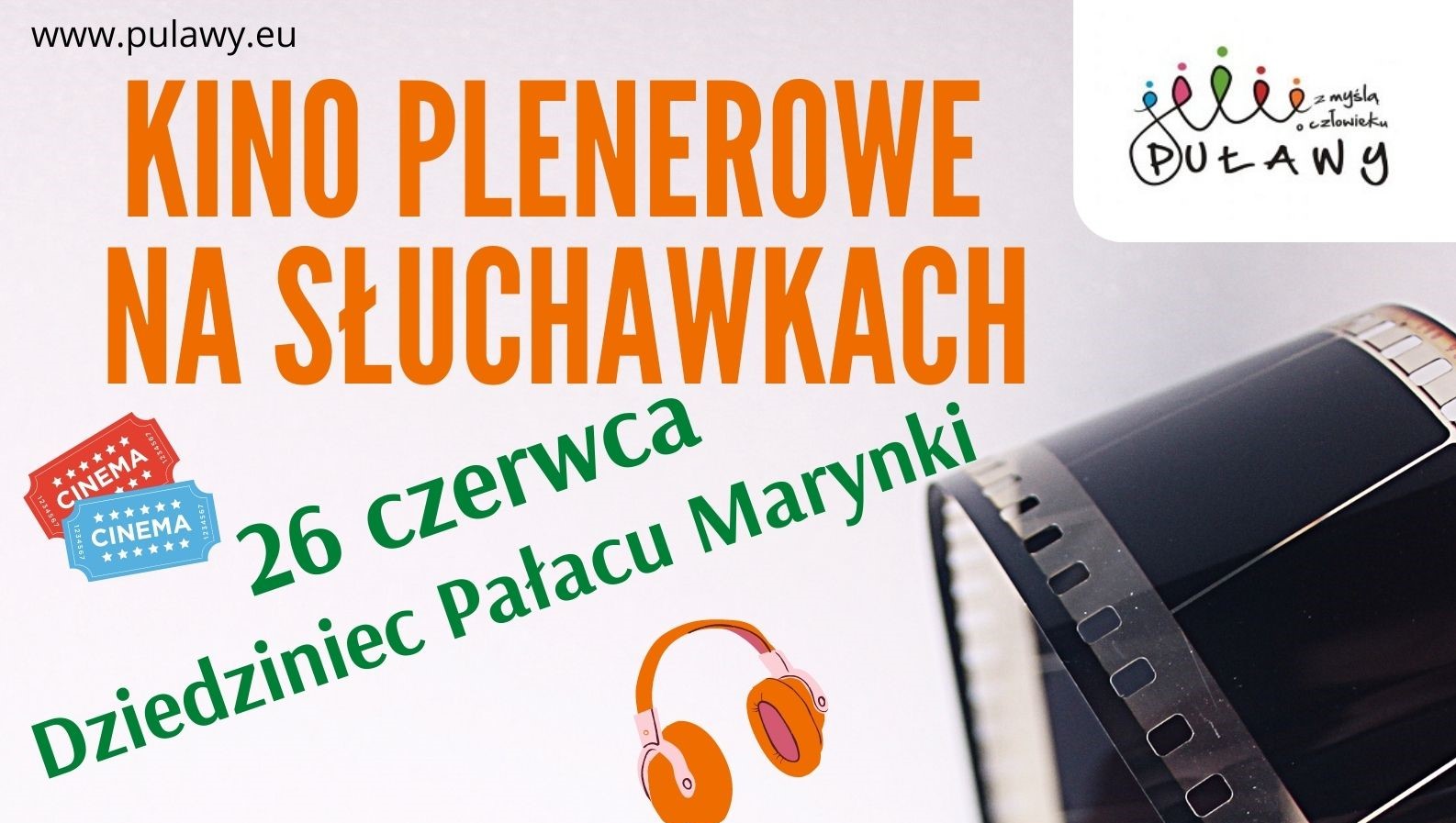 Puławy: Kino plenerowe na słuchawkach - Zdjęcie główne