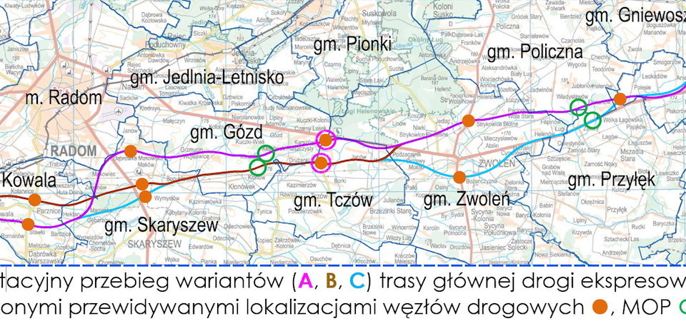 II tura spotkań informacyjnych dotyczących przebiegu S12 Radom - Puławy - Zdjęcie główne