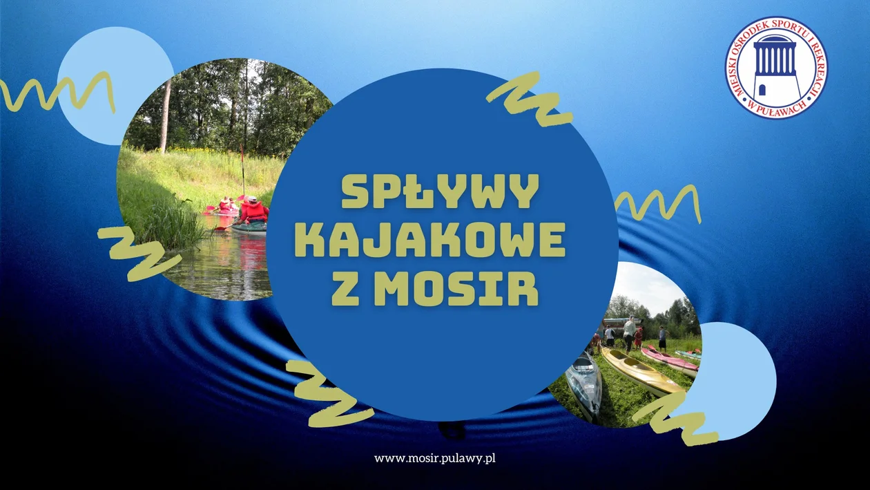 Spływ kajakowy rzeką Wieprz. MOSiR w Puławach zaprasza mieszkańców - Zdjęcie główne