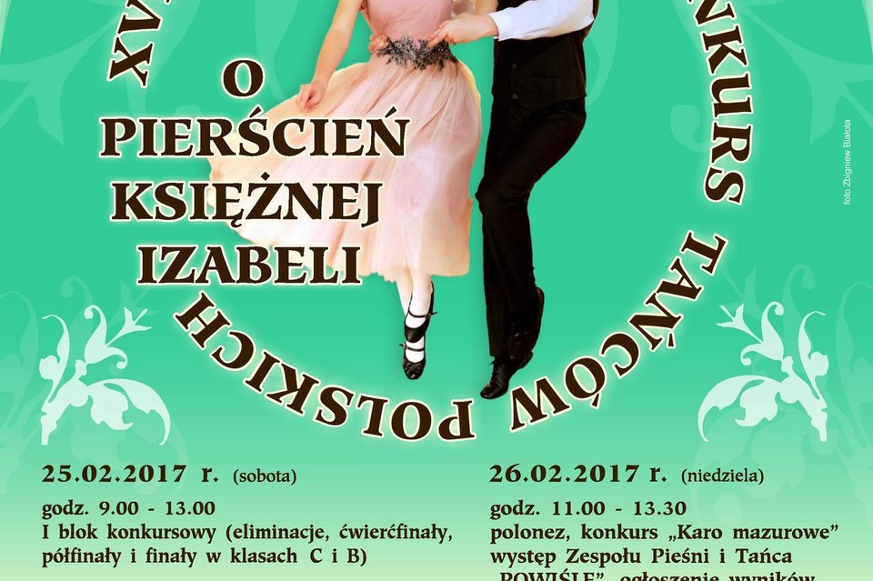 Ogólnopolski Konkurs Tańców Polskich "O Pierścień Księżnej Izabeli" Puławy 2017 - program - Zdjęcie główne