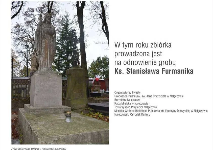 Nałęczów: Będą zbierać na odnowienie grobu ks. Furmanika - Zdjęcie główne