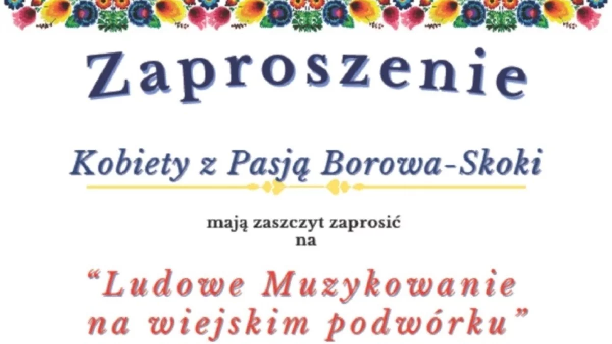 Zabawa w ludowym stylu i możliwość pomocy w leczeniu Szymona - Zdjęcie główne