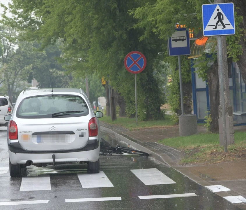 Potrąciła pieszą, bo chciała uniknąć zderzenia - Zdjęcie główne