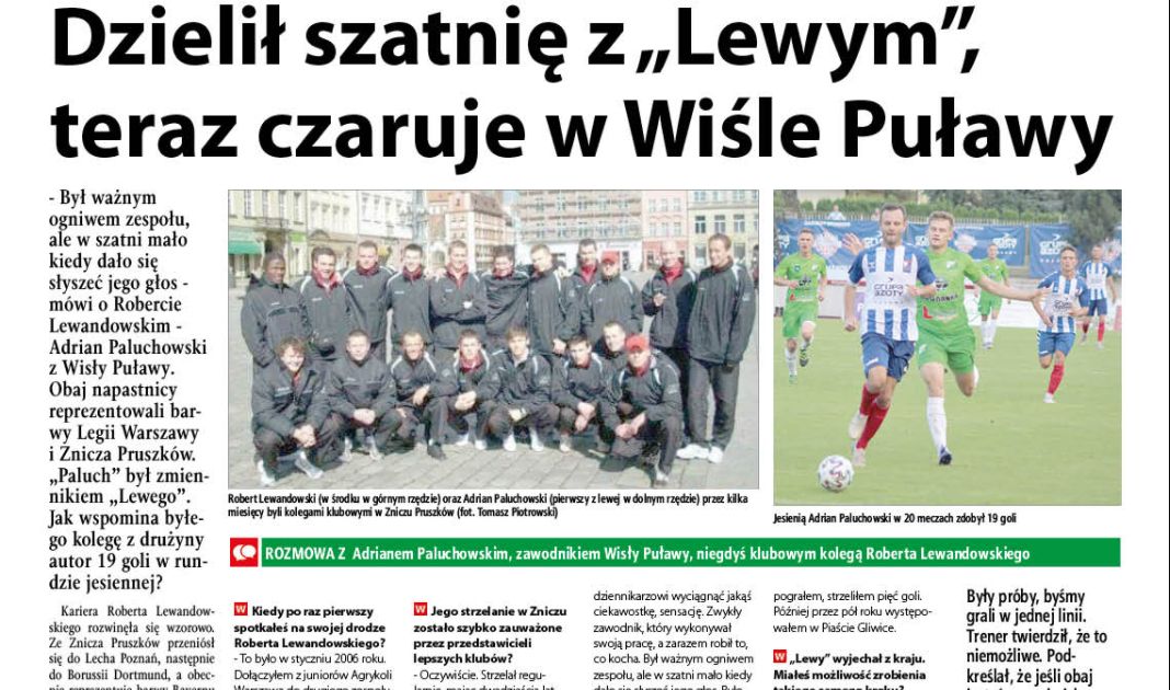 Dzielił szatnię z "Lewym", teraz czaruje w Wiśle Puławy - Zdjęcie główne