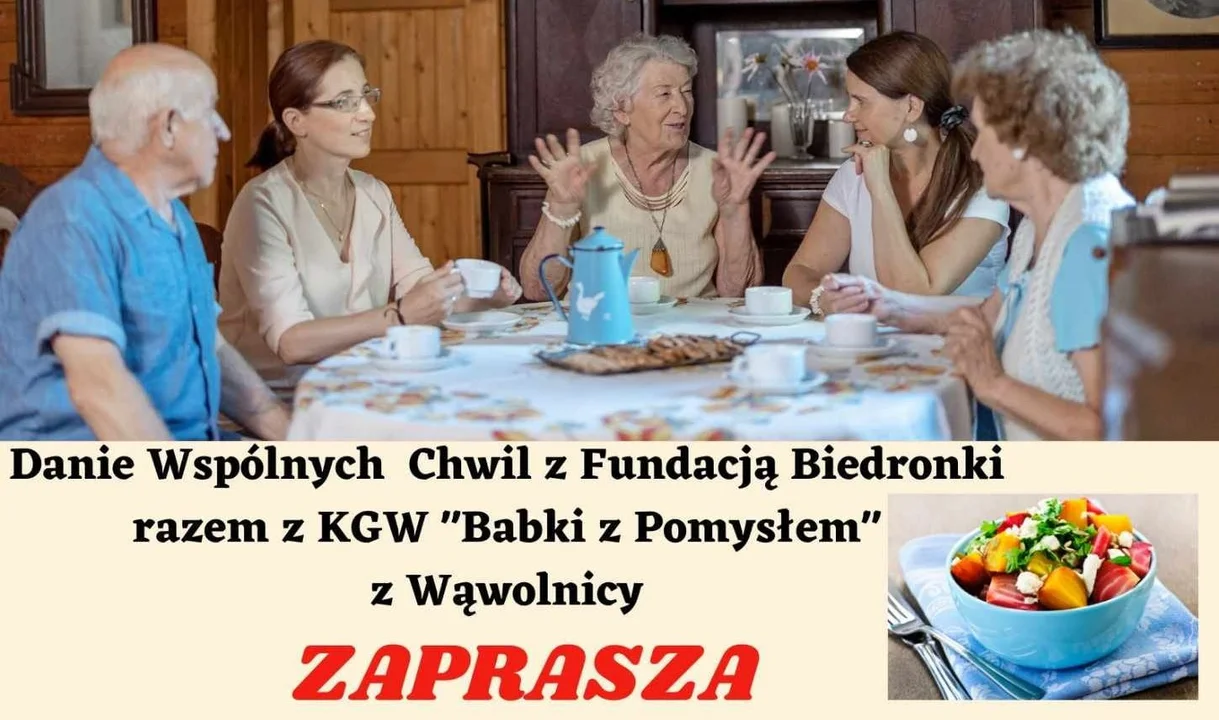 Wąwolnica: "Babki z pomysłem" zapraszają seniorów na obiad - Zdjęcie główne