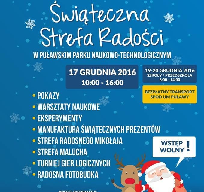 Świąteczna Strefa Radości w PPNT - Zdjęcie główne