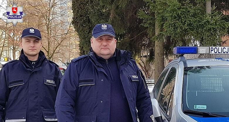 Policjanci z Kurowa uratowali życie 34-latka - Zdjęcie główne