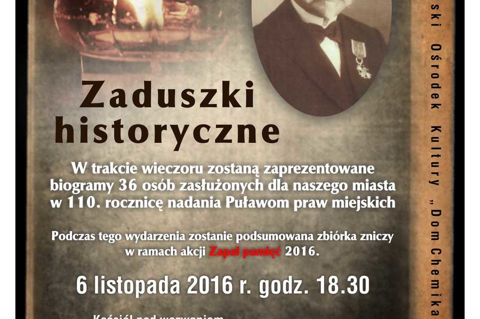 Zaduszki Historyczne 2016 - Zdjęcie główne