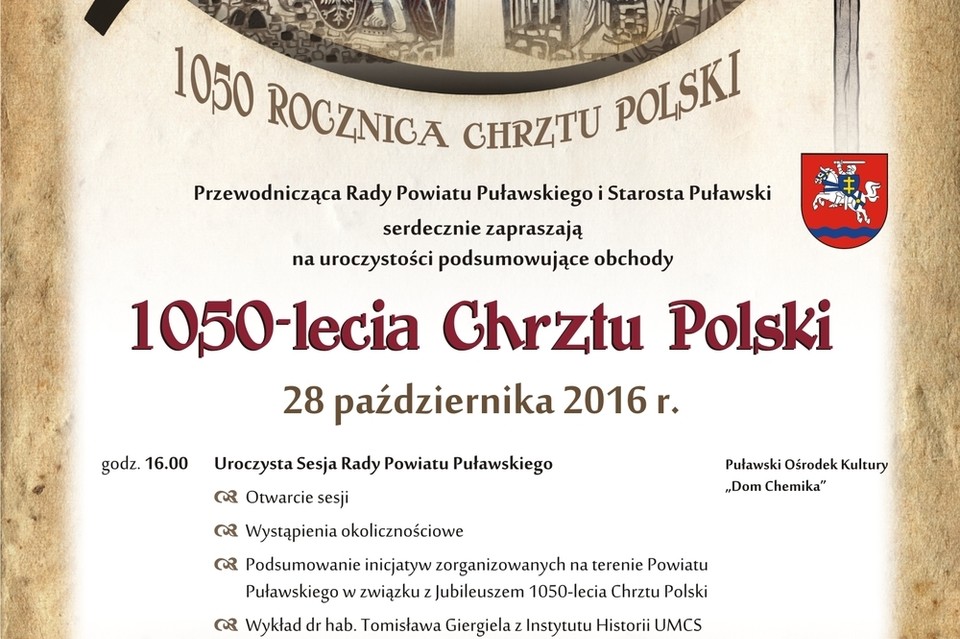 Uroczystości podsumowujące Obchody 1050-lecia Chrztu Polski - Zdjęcie główne