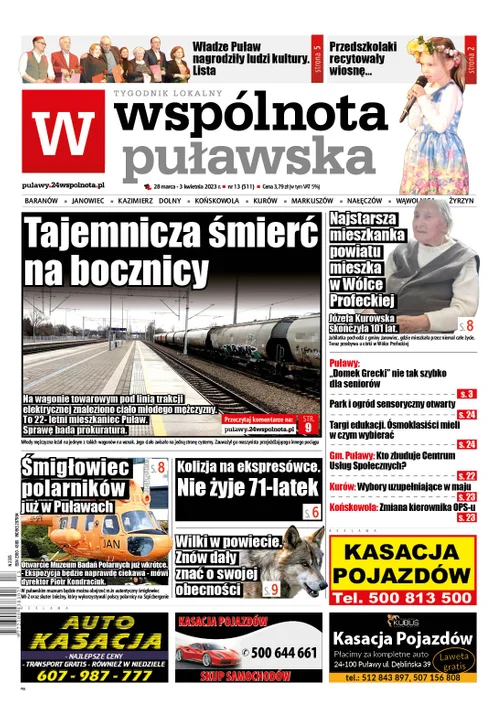 Najnowszy numer Wspólnoty Puławskiej (28 marca 2023r) - Zdjęcie główne