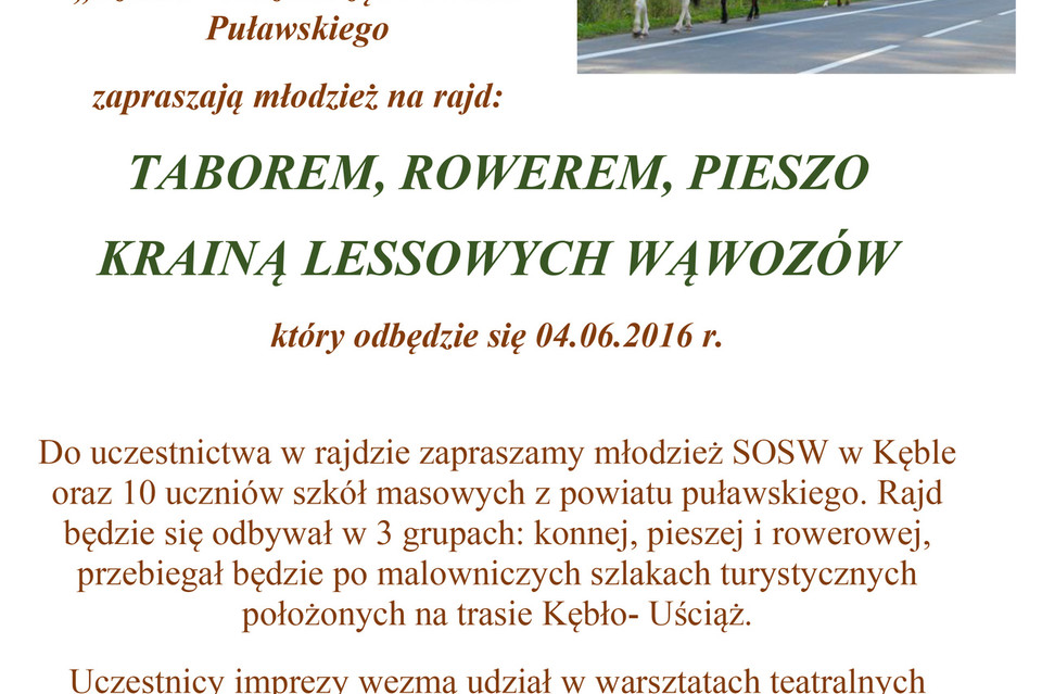 Taborem, rowerem, pieszo krainą lessowych wąwozów - Zdjęcie główne