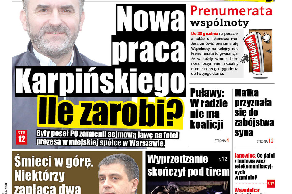 Włodzimierz Karpiński ma nową pracę - Zdjęcie główne