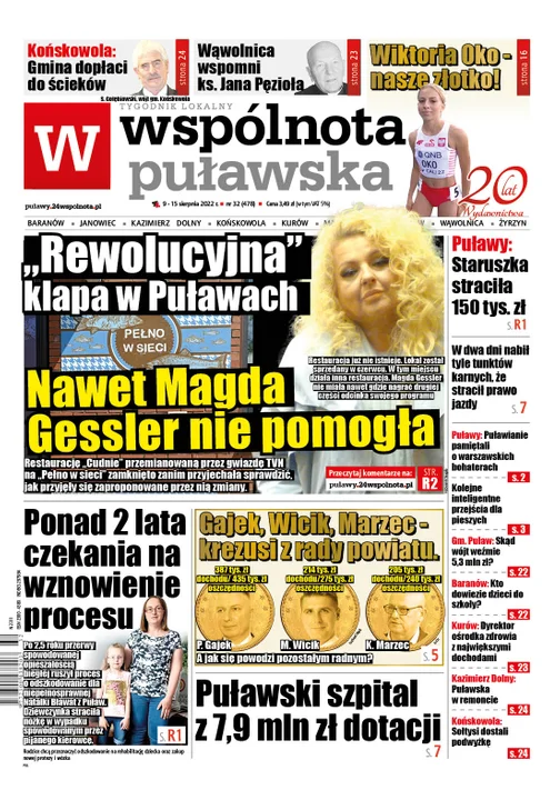 Najnowszy numer Wspólnoty Puławskiej (9 sierpnia 2022) - Zdjęcie główne