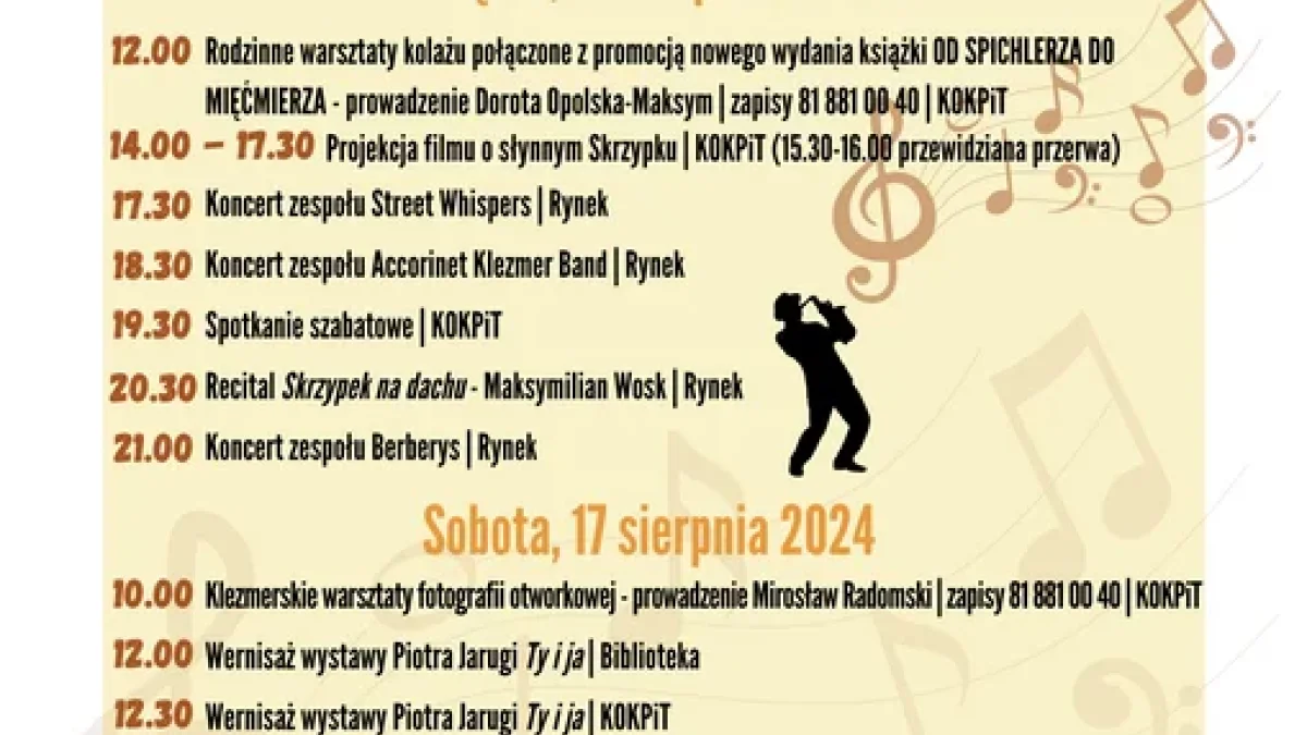 Kazimierz Dolny zaprasza na Festiwal Klezmerski - Zdjęcie główne