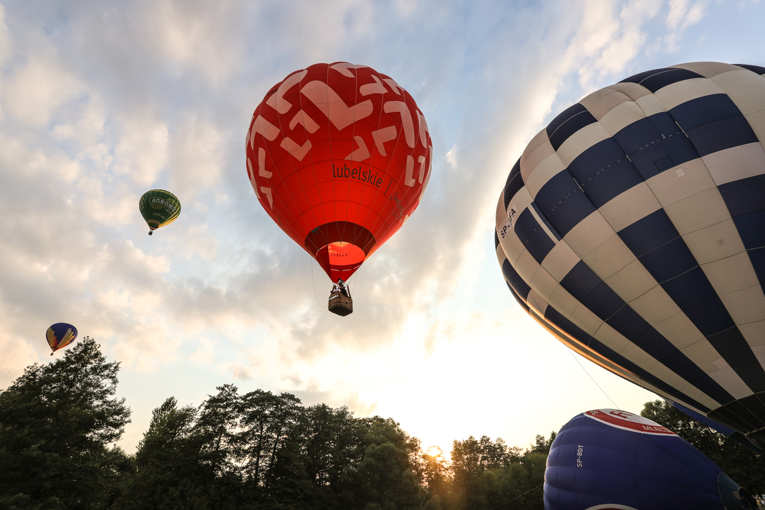 W Nałęczowie balonowo – galeria zdjęć - Zdjęcie główne