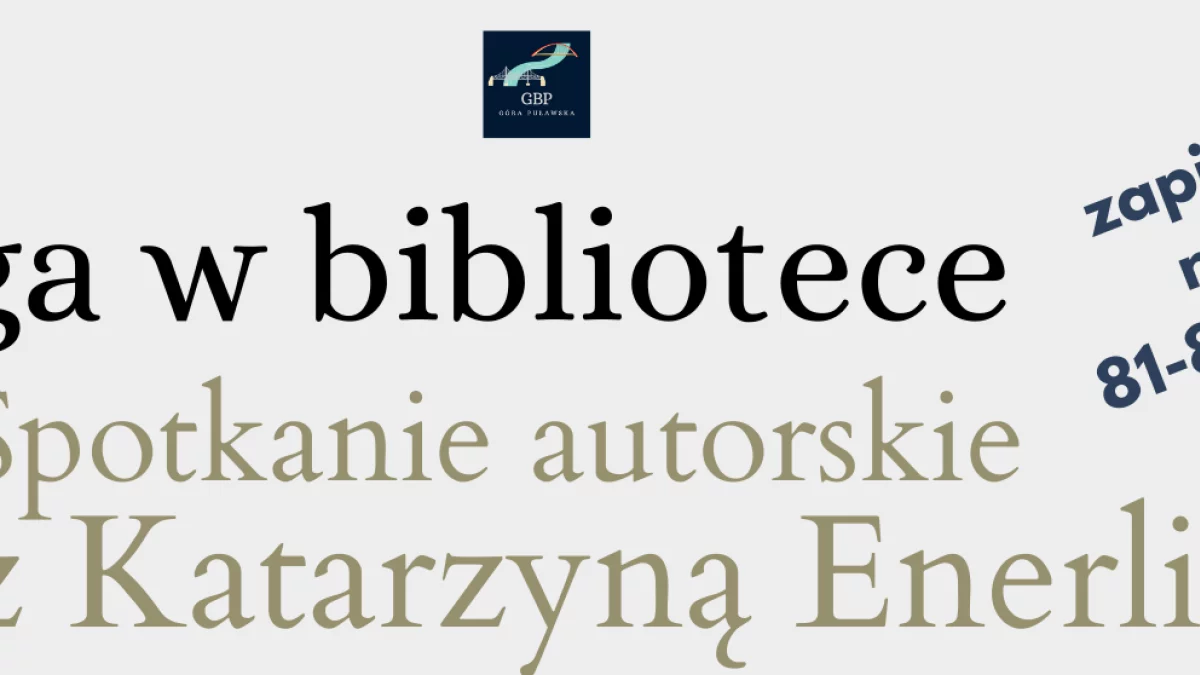 Spotkanie autorskie połączone z... jogą. Przed nami niecodzienne wydarzenie w gminnej bibliotece - Zdjęcie główne