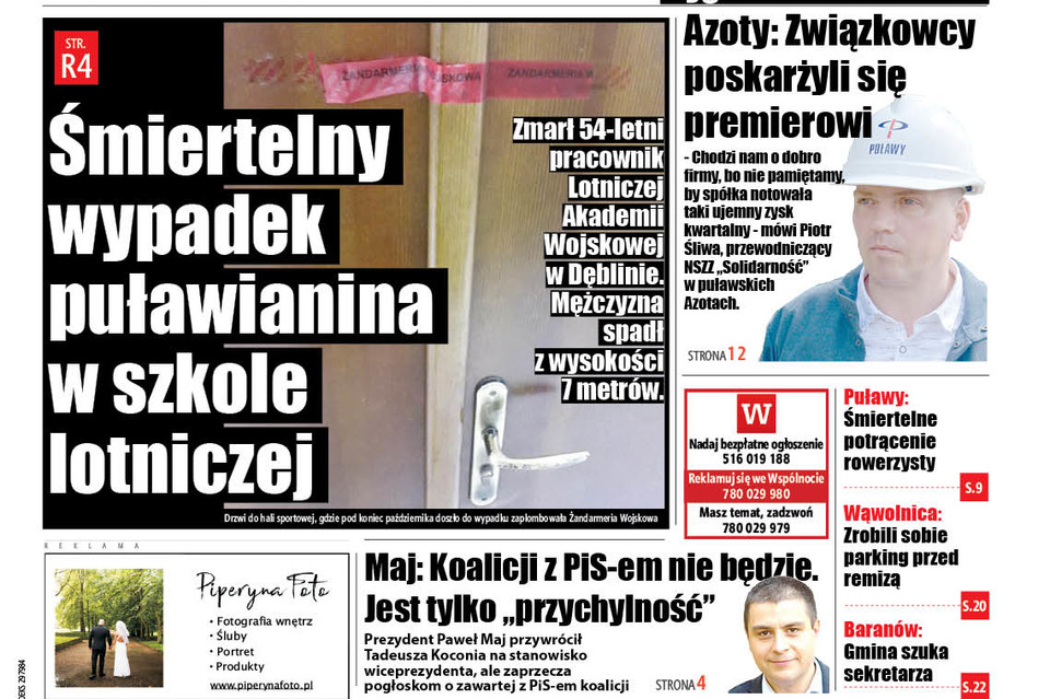 Ratownik zmarł po wypadku w jednostce wojskowej - Zdjęcie główne