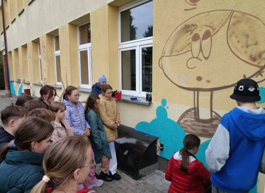 Gm. Puławy: Odsłonią szkolny mural - Zdjęcie główne
