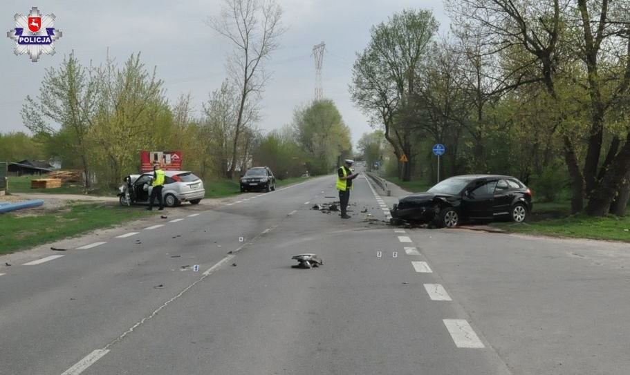 Dwa wypadki drogowe jednego dnia - Zdjęcie główne