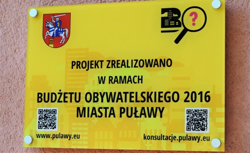 Pierwsze projekty z BO już oznakowane - Zdjęcie główne