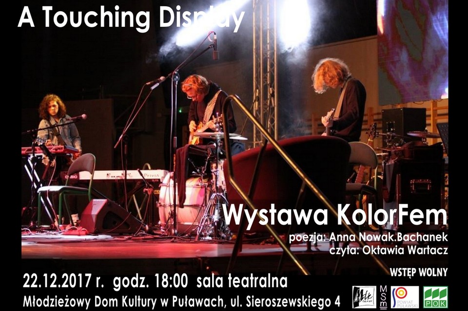 Wystawa grupy artystycznej KolorFem i koncert zespołu A Touching Display - Zdjęcie główne